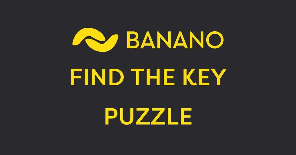Banano Find the Key Puzzle